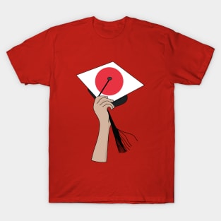 Holding the Square Academic Cap Japan T-Shirt